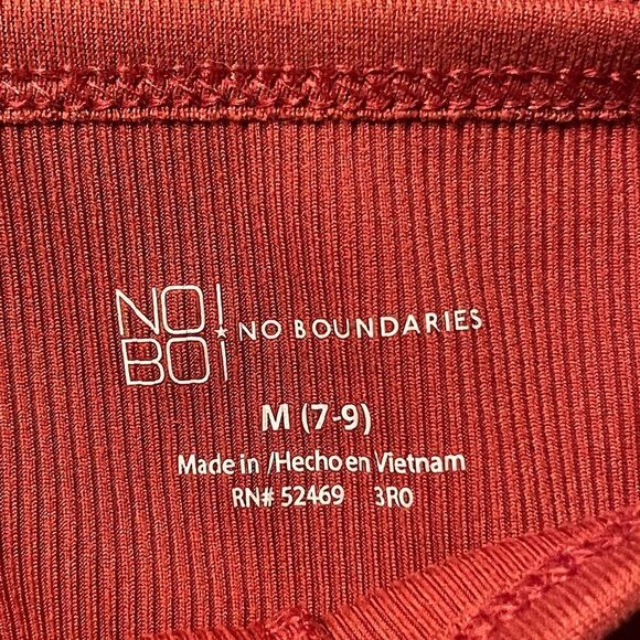 New! No Boundaries, Ribbed, Burnt-Orange, Tank. Size Medium. - Picture 3 of 4